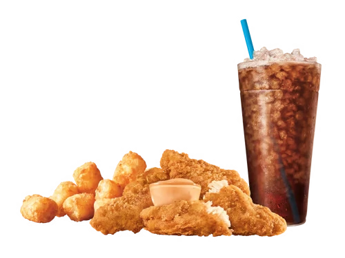 sonic drve in 3 Pieces Crispy Tender Combo with price and picture