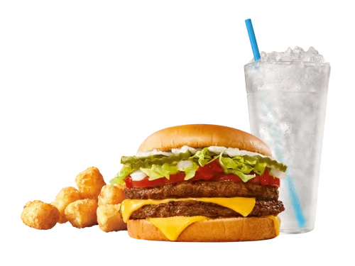 SuperSonic Double Cheeseburger Combo of sonic menu